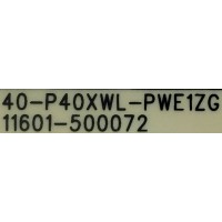 FUENTE PARA TV TCL / NUMERO DE PARTE 30805-000125 / 40-P40XWL-PWE1ZG / 00109 / 20221103 / 11601-500072 / MODELO 75S555